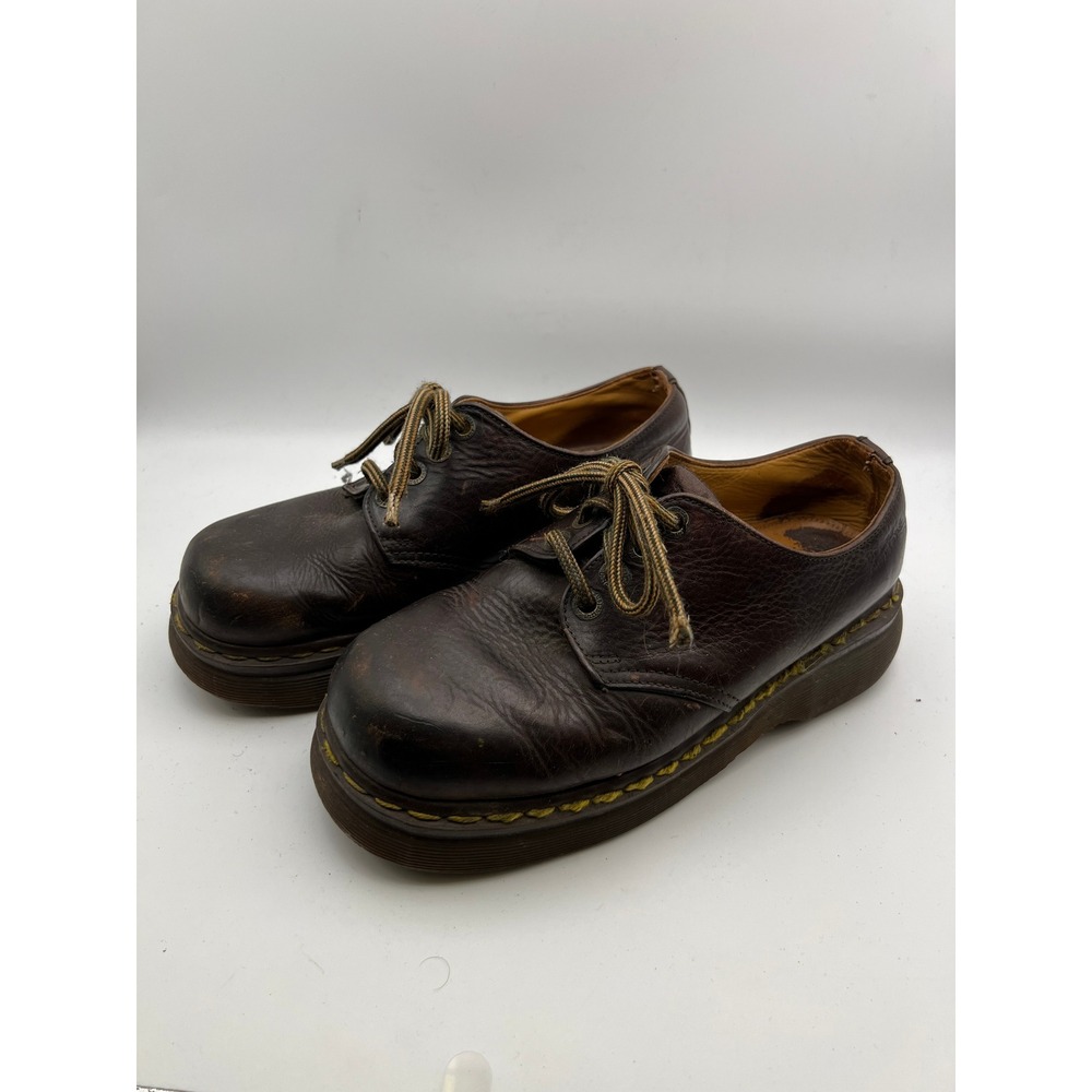 Vintage Dr. Martens 8206 Brown Leather Oxfords England Mens Size 9 Shoes